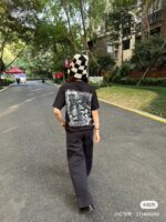 STUSSY(ステューシー) スーパーコピー ビンテージ落書き写真プリント半袖Tシャツ 激安通販
