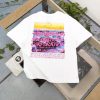 STUSSY(ステューシー） 激安販売 偽物 サンセット潮汐ロゴプリントカジュアルTシャツ