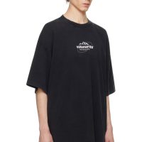 Vetements(ヴェトモン) 芸能人 n級品専門店同期アルファベットロゴプリント半袖Tシャツ