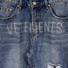 VETEMENTS(ヴェトモン) コピー 新作ホットストーン字体ウォッシュ加工ジーンズ 激安通販