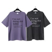 VETEMENTS(ヴェトモン） コピー アメリカンビンテージウォッシュ加工プリントTシャツ