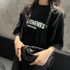 VETEMENTS(ヴェトモン）コピー レトロシンプルなスタイルアルファベットプリントカジュアル半袖