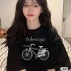 VETEMENTS(ヴェトモン）コピー 自転車プリント流行カジュアル半袖