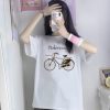 VETEMENTS(ヴェトモン）コピー 自転車プリント流行カジュアル半袖