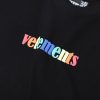 VETEMENTS (ヴィデオカメラ)激安販売コピーアルファベットプリントオシャレでカジュアル半袖