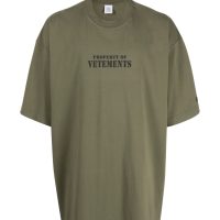 VETEMENTS(ヴェトモン） スーパーコピー 新作透かしロゴ半袖Tシャツ