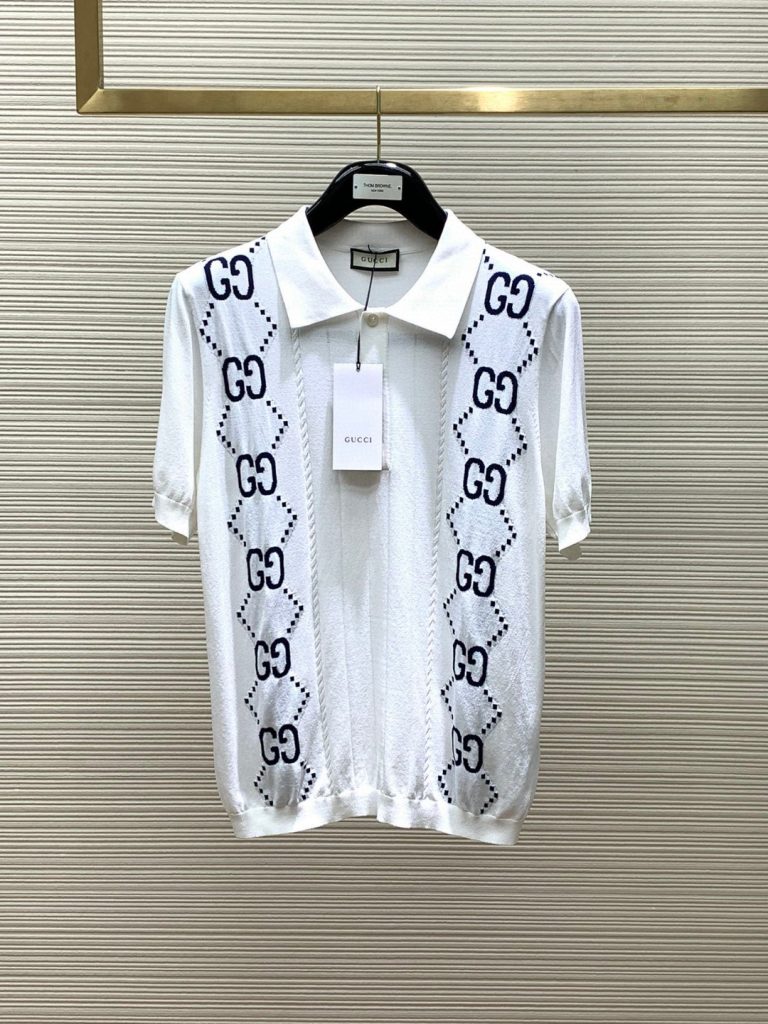 Gucci（グッチ） 激安販売 入手困難 コピー オシャレでカジュアル半袖poloニットシャツ