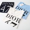 入手困難 ディオール スーパーコピー 1947ロゴプリントカジュアル半袖Tシャツ