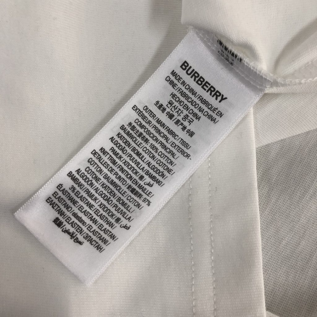 バーバリー 偽物 入手困難 春夏定番タイプ刺繍カジュアル半袖Tシャツ