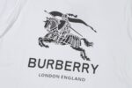 大人気個性がある雰囲気 入手困難 バーバリー 偽物 アイキャッチアルファベットロゴプリントカジュアル半袖