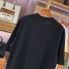 数量限定爆買い ロエベ バーバリー 偽物 アイキャッチ ロゴプリントカジュアル半袖Tシャツ