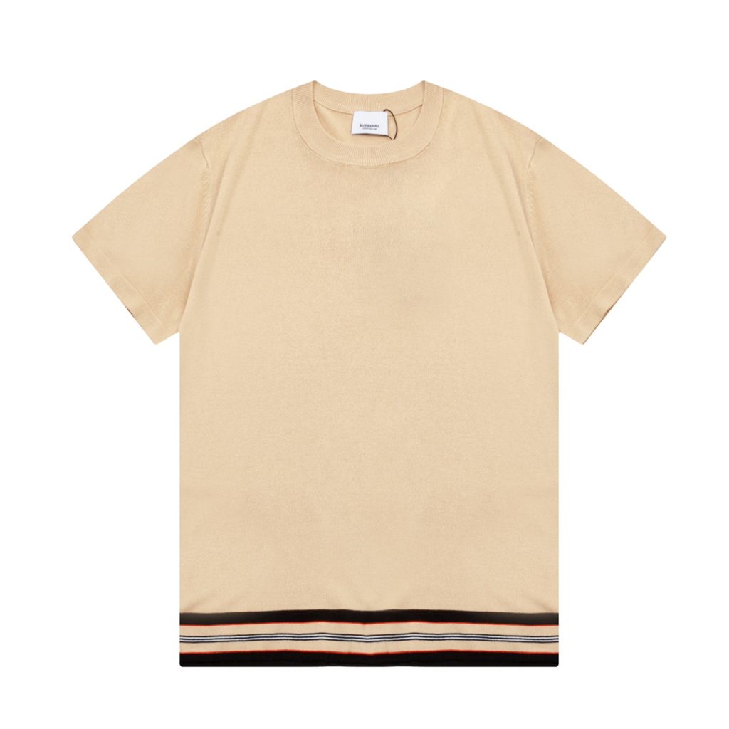 バーバリー n級品 ニットセータープリント半袖Tシャツ