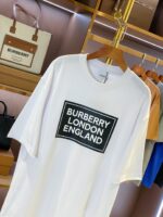 バーバリー スーパーコピー 入手困難 ロゴプリントカジュアル半袖Tシャツ