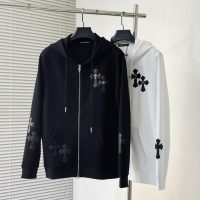 HOT100%新品 クロムハーツ 偽物 刺繍パーカーコート
