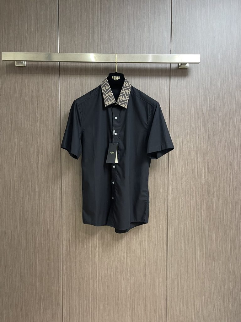フェンディ コピー ファッション シンプルカジュアルスタイル半袖Tシャツ