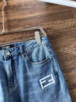 フェンディ n級品 入手困難 アルファベット刺繍ロゴカジュアルジーンズ
