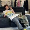 バレンシアガ 入手困難スーパーコピー 優良サイト 口コミアイキャッチ プリントカジュアル半袖Tシャツ