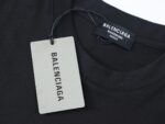 バレンシアガ スーパーコピー プリント柄綿100%丸首半袖Tシャツ