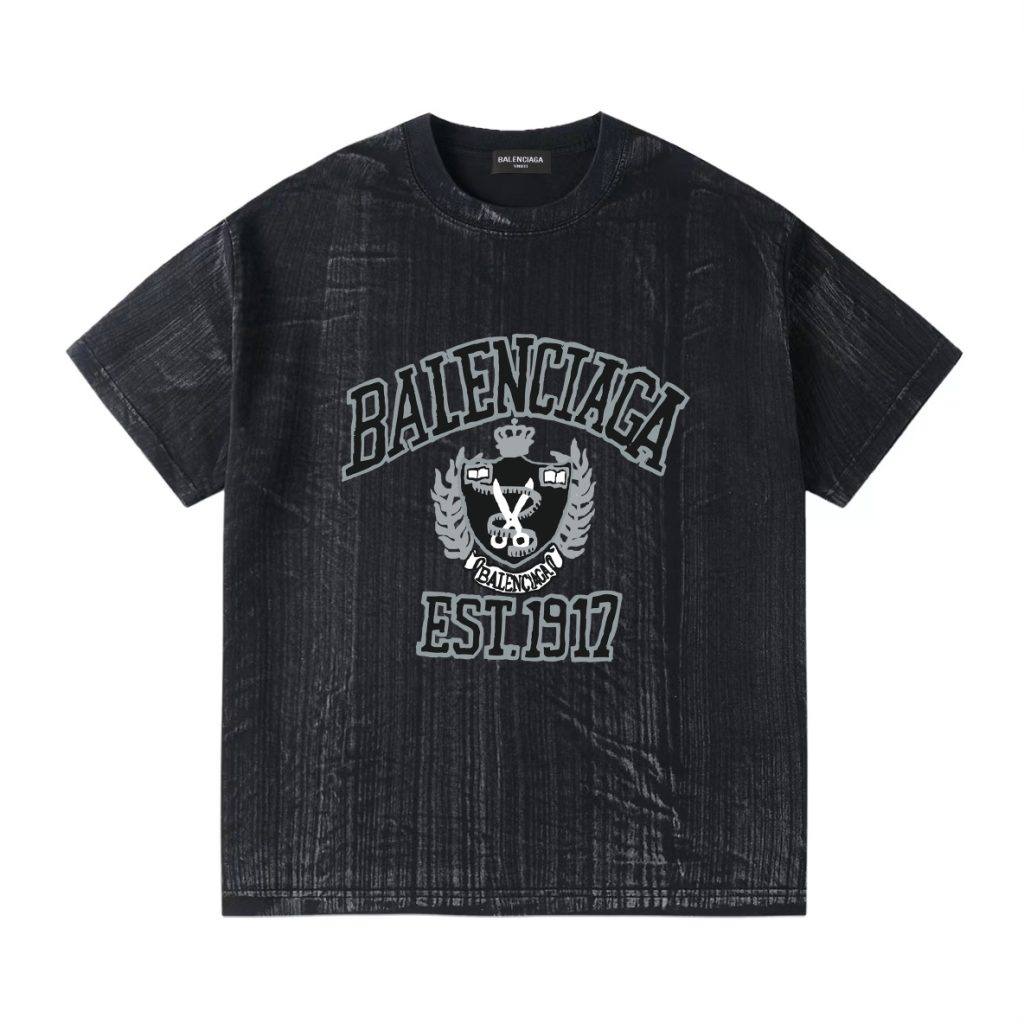 お得100%新品 バレンシアガ コピー 快適通気性純綿カジュアル半袖Tシャツ