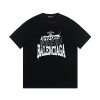 限定販売 バレンシアガ X グッチ コピー アルファベットプリントカジュアル半袖Tシャツ