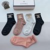 人気セール シャネル スーパーコピー 定番のミドル丈防臭吸汗 靴下