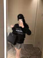 ディオール スーパーコピー アルファベットロゴ長袖パーカー