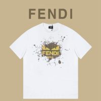 フェンディ スーパーコピー ロゴプリントカジュアル半袖