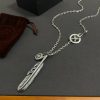 Goro’s高橋吾郎925純銀手作 ゴローズ コピー レトロ りシルバーアクセサリーフェザーペンダント
