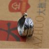 goro's ゴローズ 925純銀手作りシルバーアクセサリー フェザー指輪