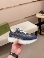 入手困難 人気セールHOT グッチ スーパーコピー 輸入牛革 アイキャッチ カジュアルスニーカー