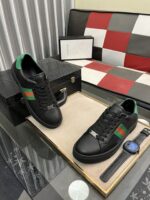 入手困難 触り心地のいい グッチ コピー 輸入牛革カジュアルスニーカー