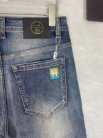 エルメス 偽物 ファッション アルファベットプリントカジュアルジーンズ