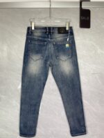 エルメス 偽物 ファッション アルファベットプリントカジュアルジーンズ