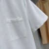 エルメス 入手困難スーパーコピーロゴが気持ちいいやわらかポケット半袖Tシャツ