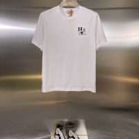 エルメス スーパーコピー 柔らかくて快適純綿ニットカジュアル半袖Tシャツ