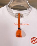 エルメス スーパーコピー繊細で柔らかい刺繍カジュアル半袖Tシャツ