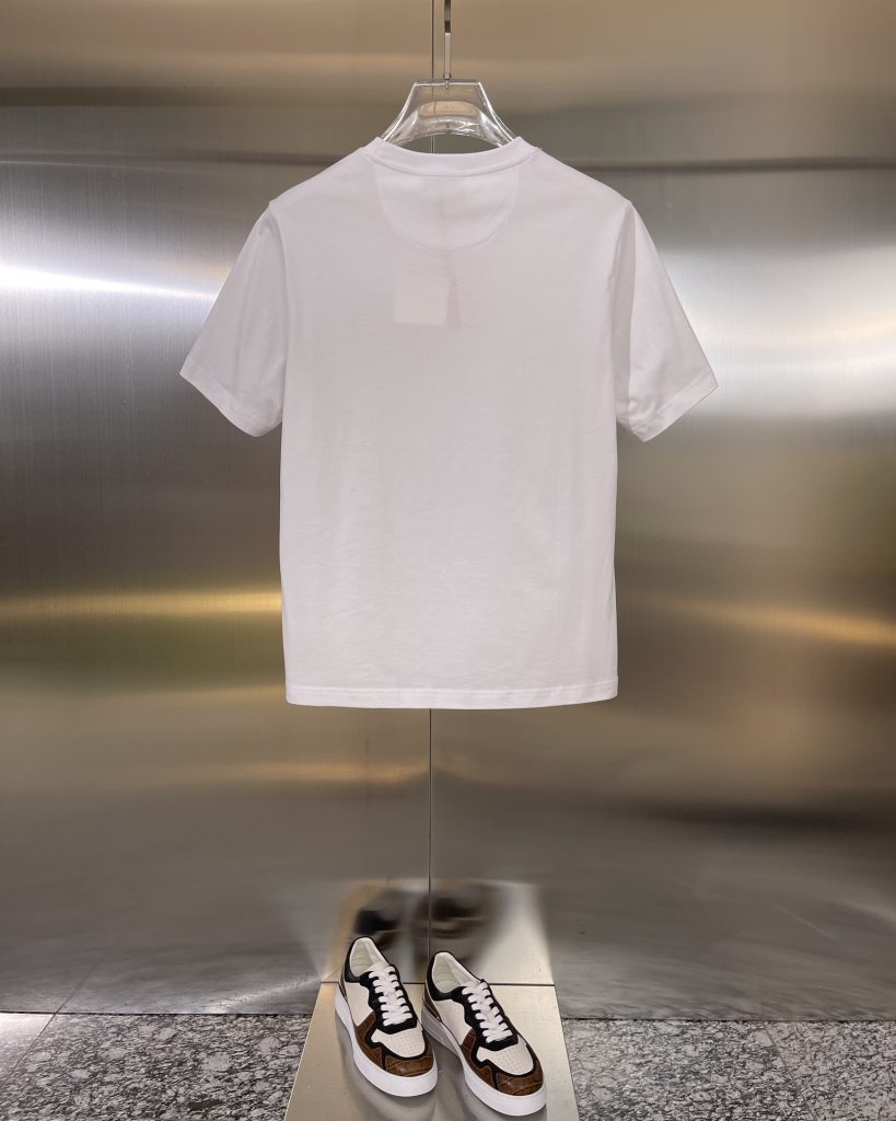 エルメス  スーパーコピー  柔らかくて快適純綿ニットカジュアル半袖Tシャツ 