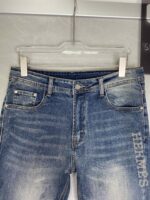 エルメス 偽物 ファッション アルファベットプリントカジュアルジーンズ