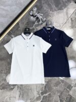 エルメス 偽物 人气新作 ファッション アルファベットロゴ男性折り襟ポロシャツ