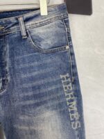 エルメス 偽物 ファッション アルファベットプリントカジュアルジーンズ