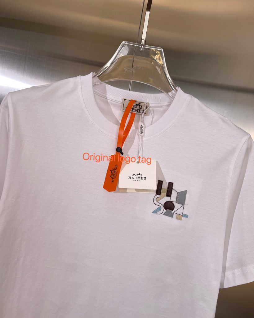 エルメス  スーパーコピー  柔らかくて快適純綿ニットカジュアル半袖Tシャツ 