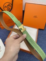 エルメス コピー ベルトブラックレザー 業界最高い品質 銅ボタン金具