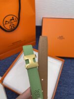 エルメス コピー ベルトブラックレザー 業界最高い品質 銅ボタン金具