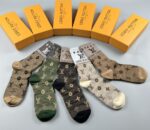ルイヴィトン 偽物 限定販売 最高品質 抗菌防臭 吸汗速乾 中筒靴下 五足組