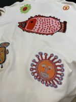 個性的 魅力的 心地よい コットン素材 ルイヴィトン アイキャッチ グラフィティ パーカー