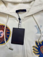 個性的 魅力的 心地よい コットン素材 ルイヴィトン アイキャッチ グラフィティ パーカー