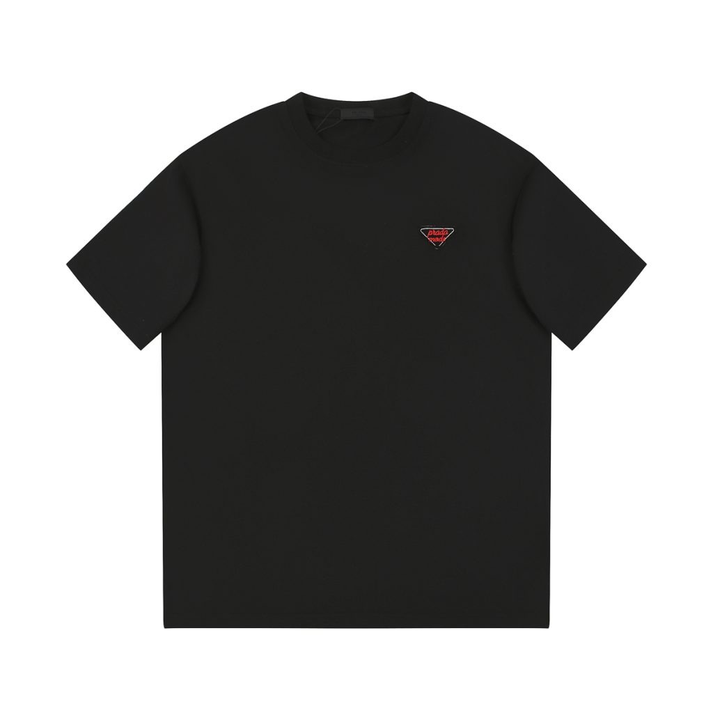 2024新作プラダ スーパーコピー 優良サイト 口コミ ニット純綿半袖Tシャツ