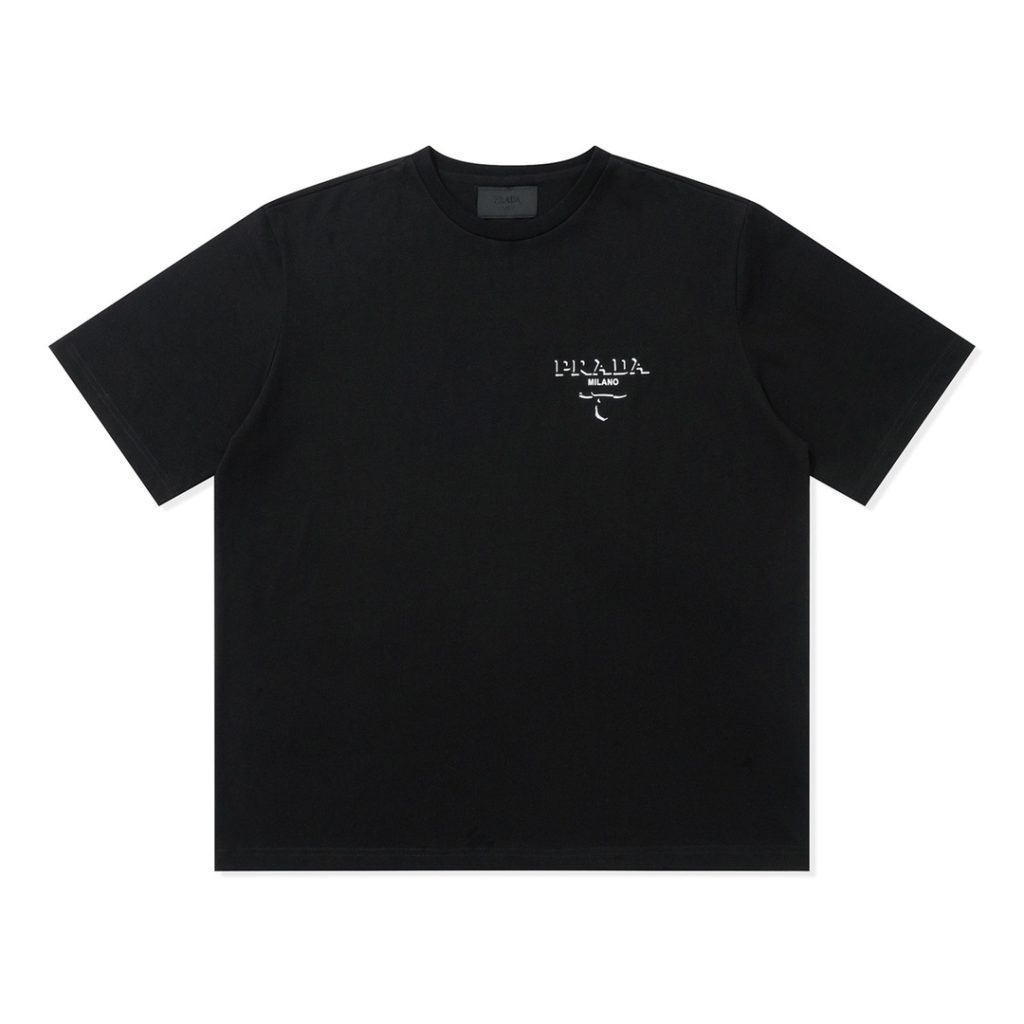 入手困難 プラダ スーパーコピー 優良サイト 口コミ アルファベットプリントカジュアルTシャツ
