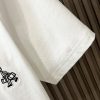 入手困難 プラダ コピー アルファベットファッション 刺繍カジュアル半袖Tシャツ