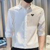 新作入荷格安 プラダ スーパーコピー 夏薄手半袖シャツ